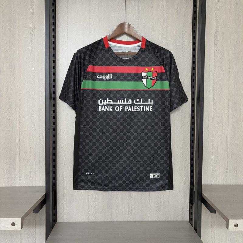 Camisa Palestina 2025/26 - Torcedor Masculina - Preta