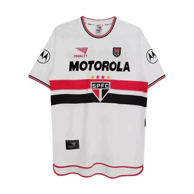Camisa Retrô São Paulo Motorola 2000 Casa