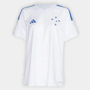 Camisa Cruzeiro II 2026/27 Torcedor Adidas Feminina - Branco+Azul