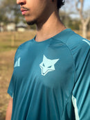 Camisa Cruzeiro 25/26 Treino Adidas Masculina - Azul Turquesa+Branco