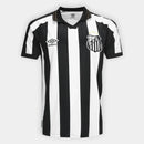 Camisa Santos II 2026/27 Torcedor Umbro Masculina - Branco+Preto