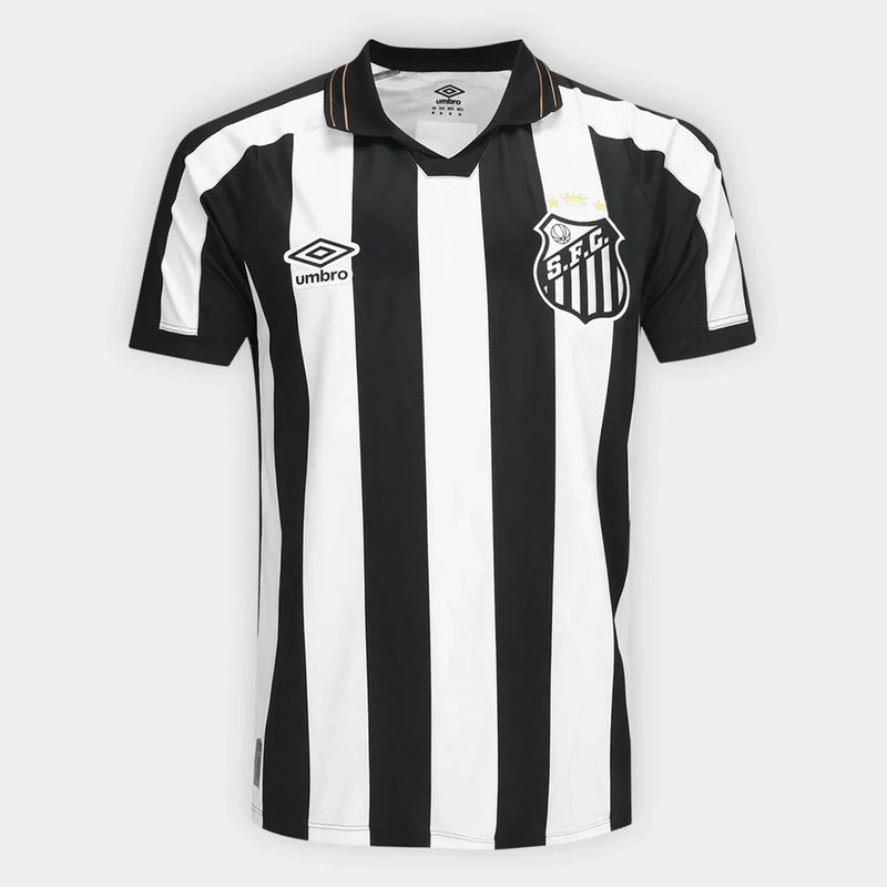 Camisa Santos II 2026/27 Torcedor Umbro Masculina - Branco+Preto