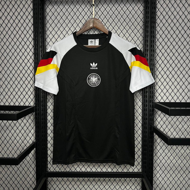 Camisa Alemanha Home 24/25 s/n° Torcedor Adidas Masculina - Preta