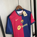 Camisa Barcelona Home l 24/25 Azul e Vermelho