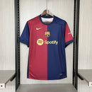 Camisa Barcelona Home l 24/25 Azul e Vermelho