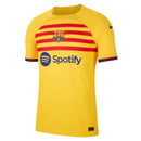 Camisa Barcelona Quarto Uniforme 23/24 s/n° Jogador Masculino - Amarelo