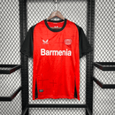Camisa Bayer Leverkusen Casa 24/25 - Vermelha e Preta