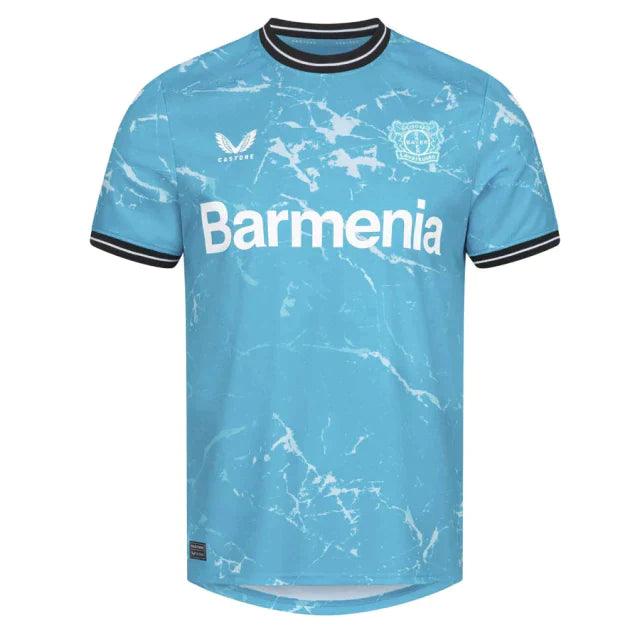 Camisa Bayer Leverkusen III 23/24 s/n° Torcedor Masculino - Azul