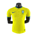 Camisa Brasil I 2022 - Amarela - Nike - Masculina Jogador