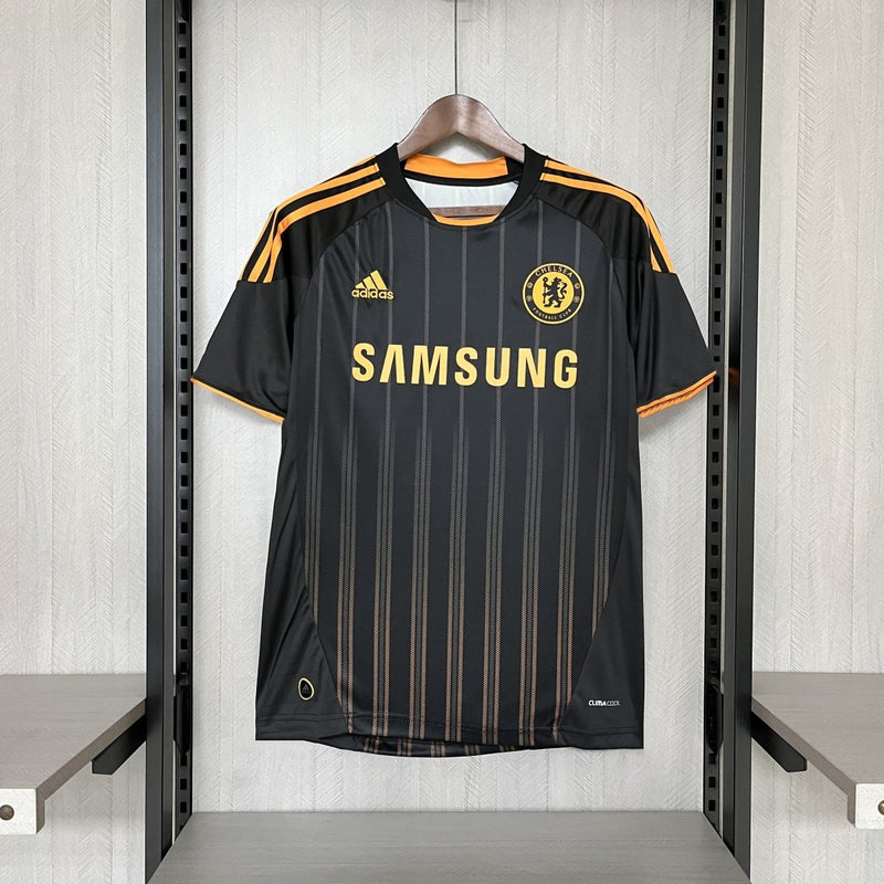 Camisa Retrô Chelsea 2010/11 Preta e Dourada - Adidas