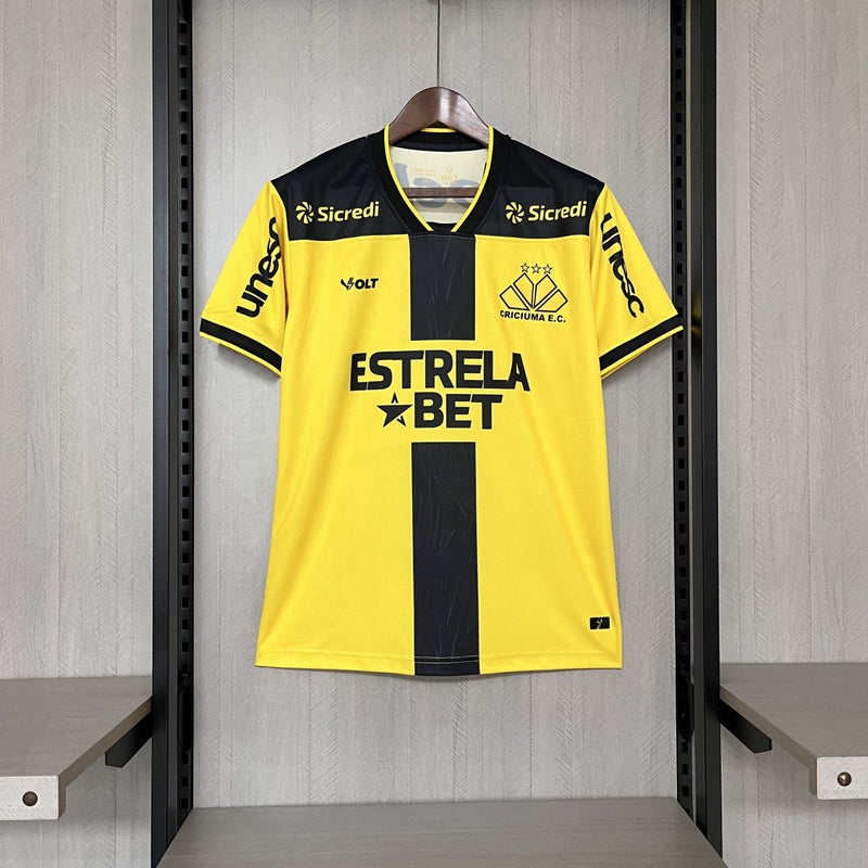 Camisa do Criciúma 2025 Preta e amarela