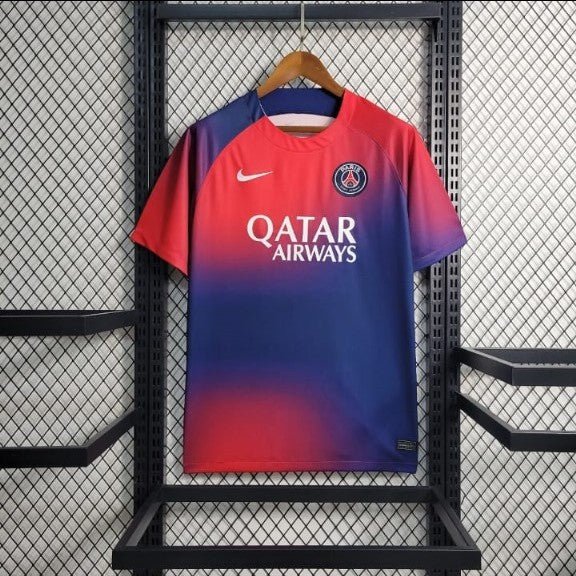 Camisa de Treino PSG 24/25 Azul e Vermelha