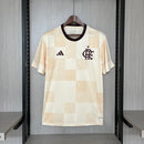 Camisa Flamengo 24/25 Adidas Pré Jogo Masculina - Bege