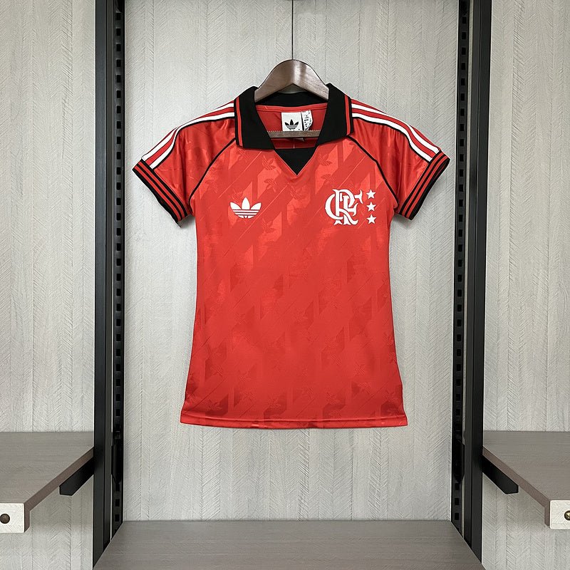 Camisa Flamengo Lifestyle 24/25 - Vermelha - (Feminina)