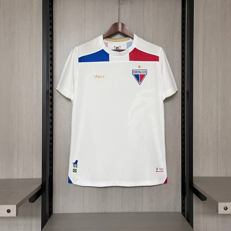 Camisa Fortaleza II 2025 Branca com detalhes