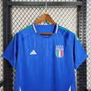 Camisa Itália Home 24/25 s/nº Torcedor Adidas Masculina - Azul