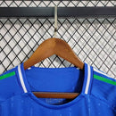 Camisa Itália Home 24/25 s/nº Torcedor Adidas Masculina - Azul