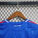 Camisa Itália Home 24/25 s/nº Torcedor Adidas Masculina - Azul