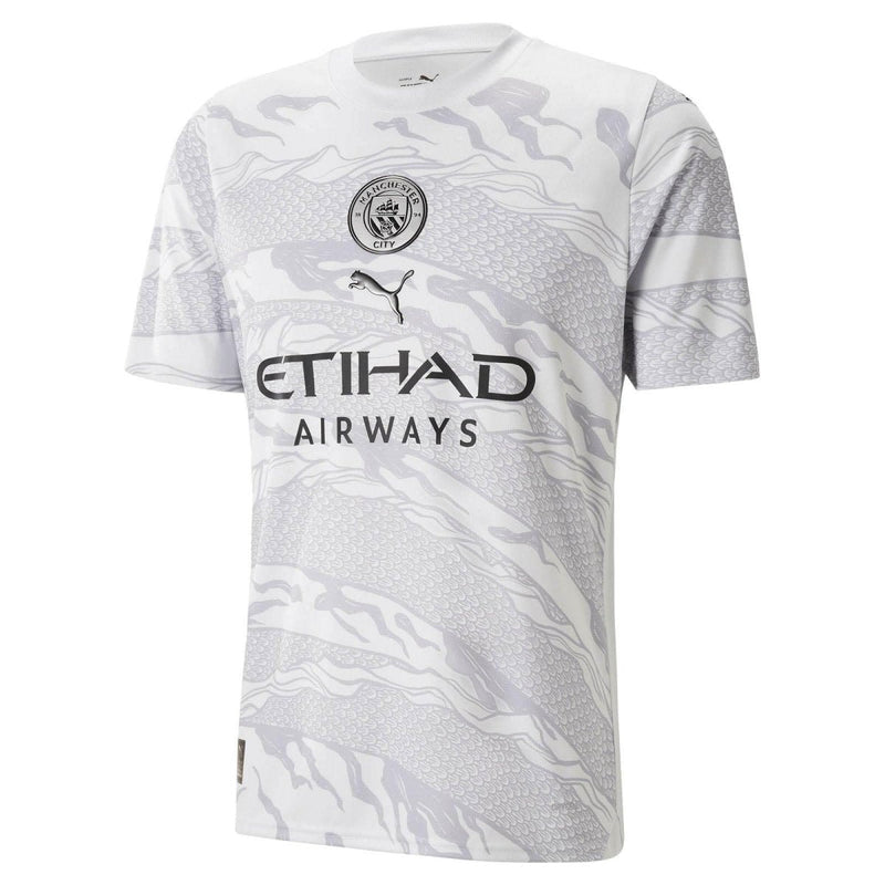 Camisa Manchester City "Ano do Dragão de Madeira" 24/25 s/n° Torcedor Masculina - Cinza