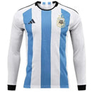 Camisa Manga Longa Argentina I 22/23 Adidas - Branca e Azul