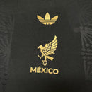 Men's Adidas Mexico 2025 Gold Jersey - Black+Gold