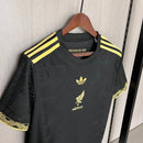 Men's Adidas Mexico 2025 Gold Jersey - Black+Gold