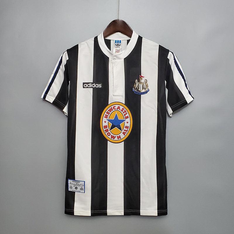 Camisa Retrô Newcastle 1995/1997 Preto e Branco - Adidas