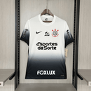 Camisa Nike Corinthians Casa 24/25 - Branca (Com todos os patrocinadores)