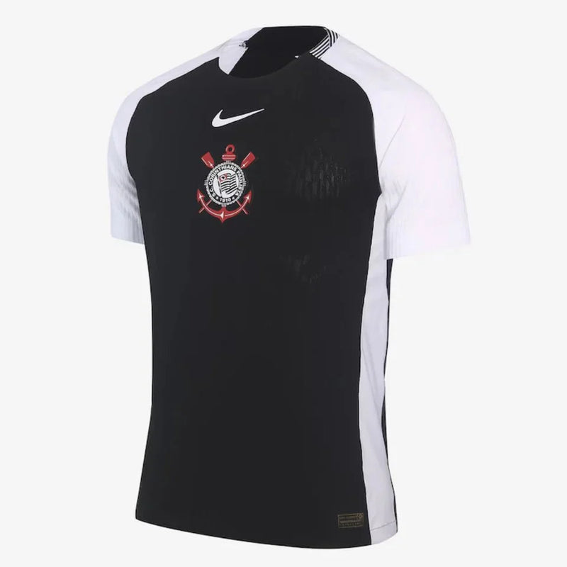 Camisa Nike Corinthians II 2025 Torcedor - Preta e Branca - Masculina