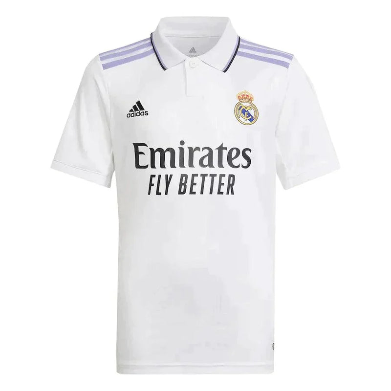 Camisa Real Madrid Home 22/23 s/nº Torcedor Masculina - Branco