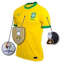 Camisa Seleção Brasil Campeão Copa América 21/22 Nike - Amarela
