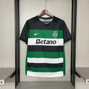 Camisa Sporting I 24/25 Verde e Preta