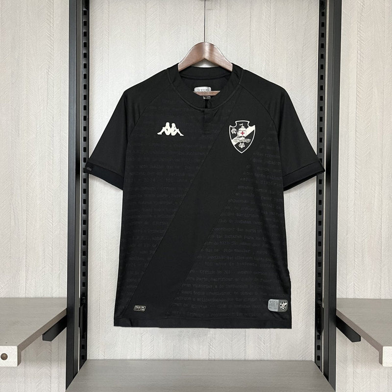Camisa Vasco III 24/25 s/n° Kappa Kombat Masculina - Preto