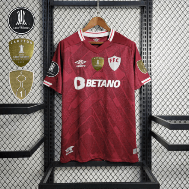 Fluminense - 2023/24 Away - Com todos os Patches