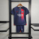Kit Infantil PSG - Casa 23/24 - Azul