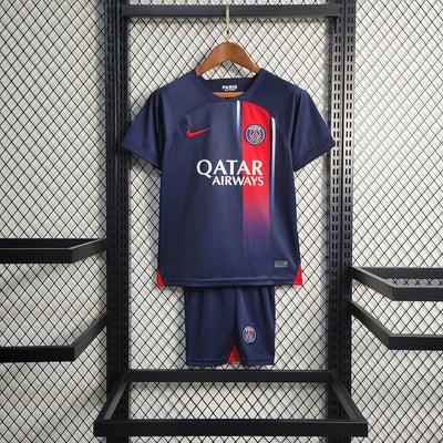 Kit Infantil PSG - Casa 23/24 - Azul