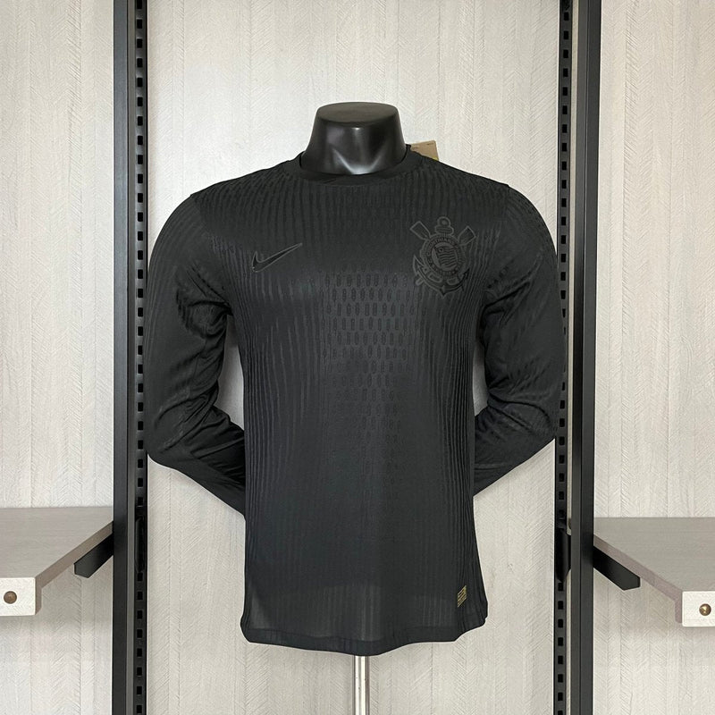 Camisa Nike Corinthians Fora 24/25 Manga Longa Modelo Jogador
