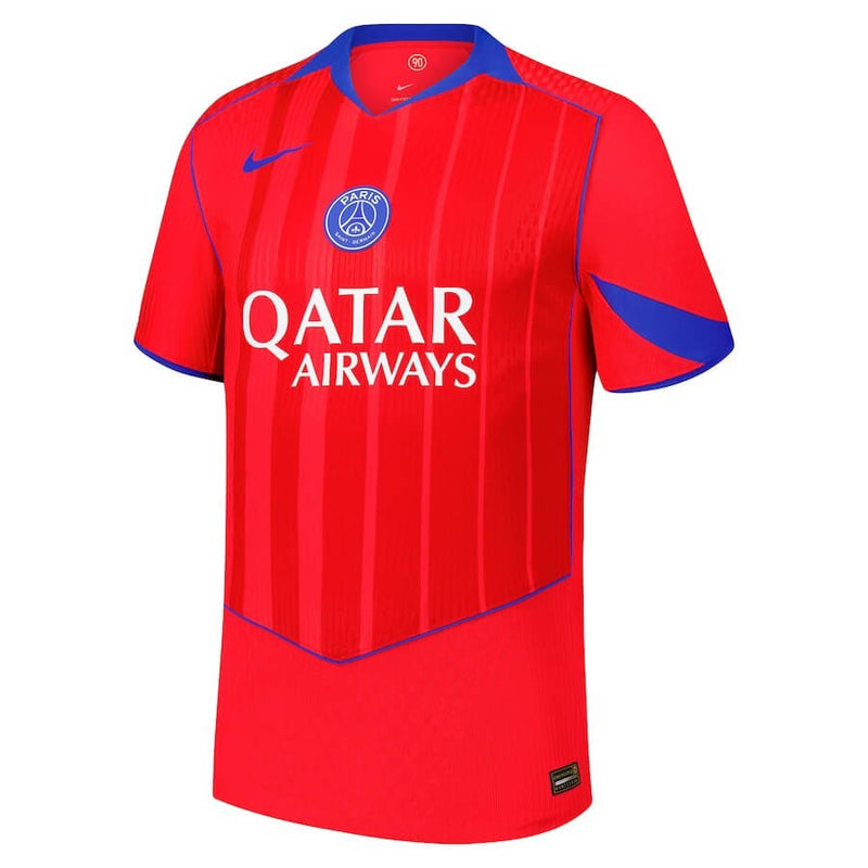 Camisa Paris Saint Germain 2025/26 II Vermelha - Jogador