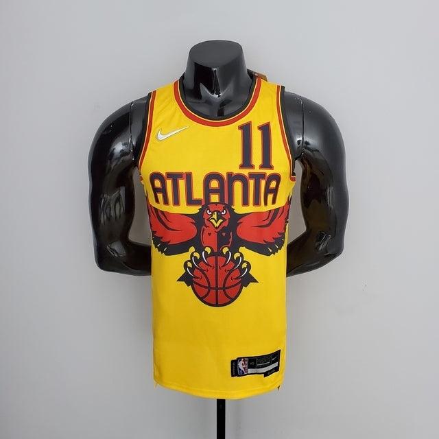 Regata Masculina Atlanta Hawks 75º Aniversário - Amarela