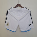 Calção Argentina I 2022/23 Adidas - Branco